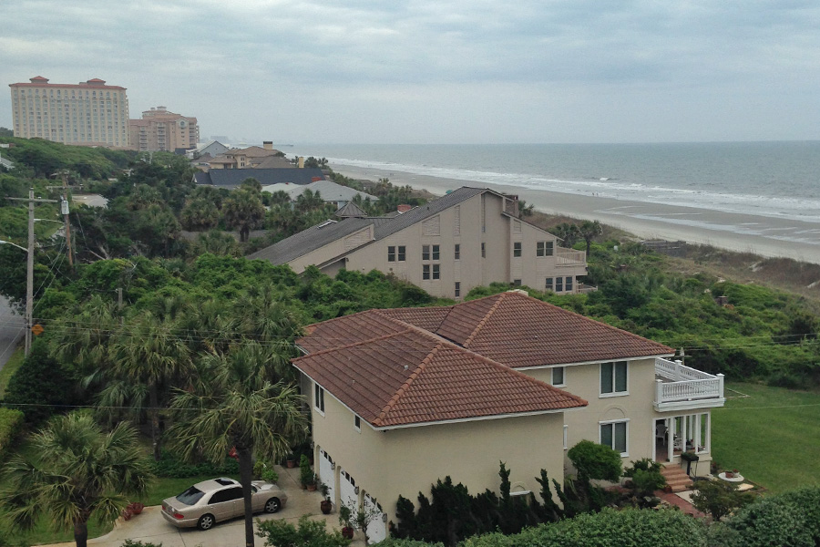 From the balcony of our condo. Myrtle Beach, SC