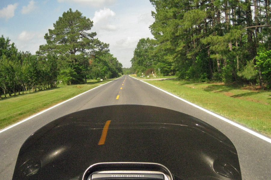 Highway 17.  Southbound leaving South Carolina.