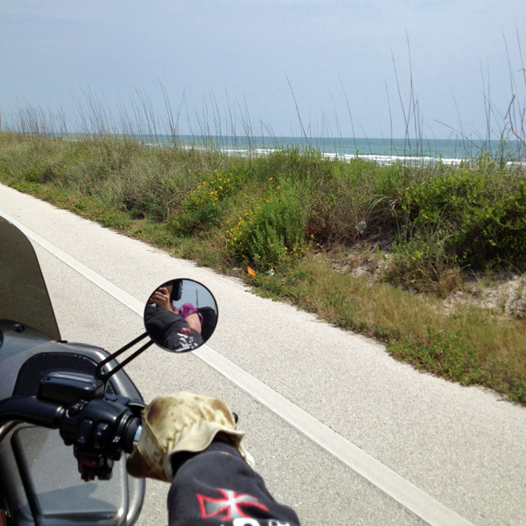 Rolling northbound on A1A - life is good.