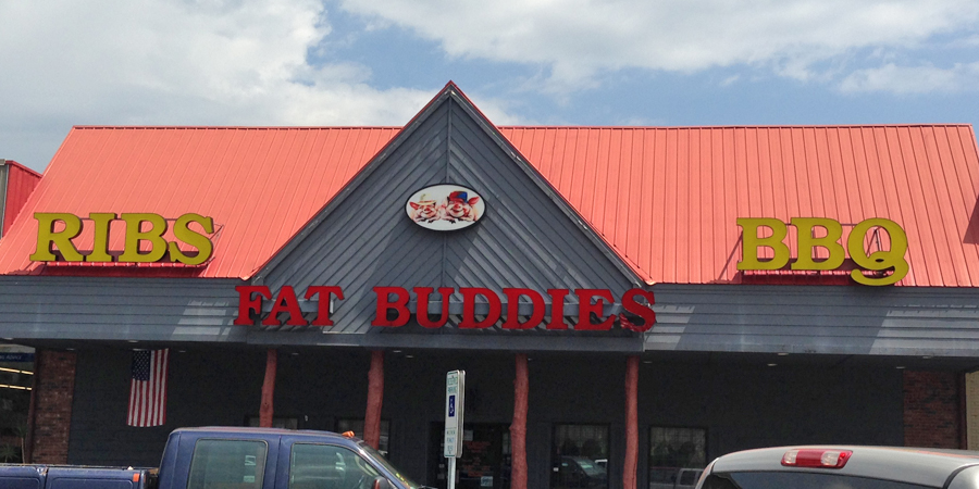 My Dad was following us via computer & suggested this place but I couldn't make it happen on the way in so I made it happen on the way out - YUM