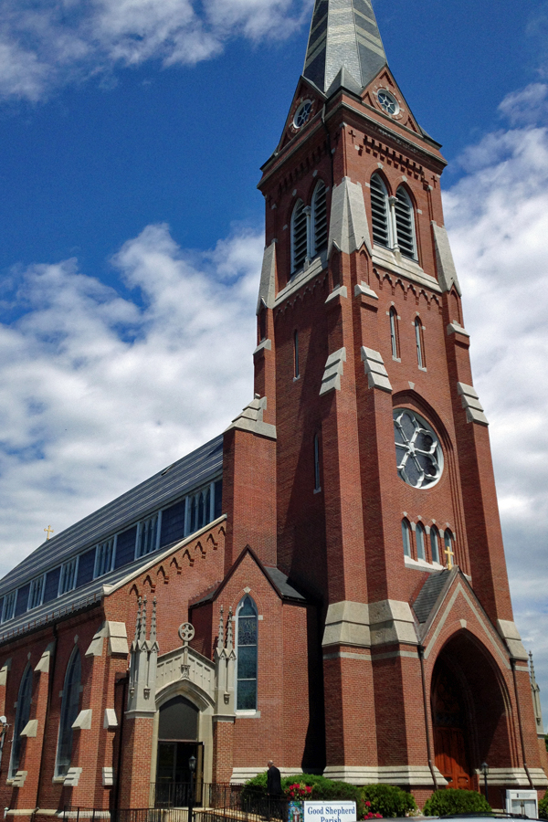 I don't remember exactly which town this church was in but I do remember hoping that Robin was able to take a good picture.  It was amazing and easily the coolest thing in that little town.