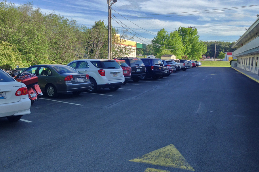 Full up at the Motel 6