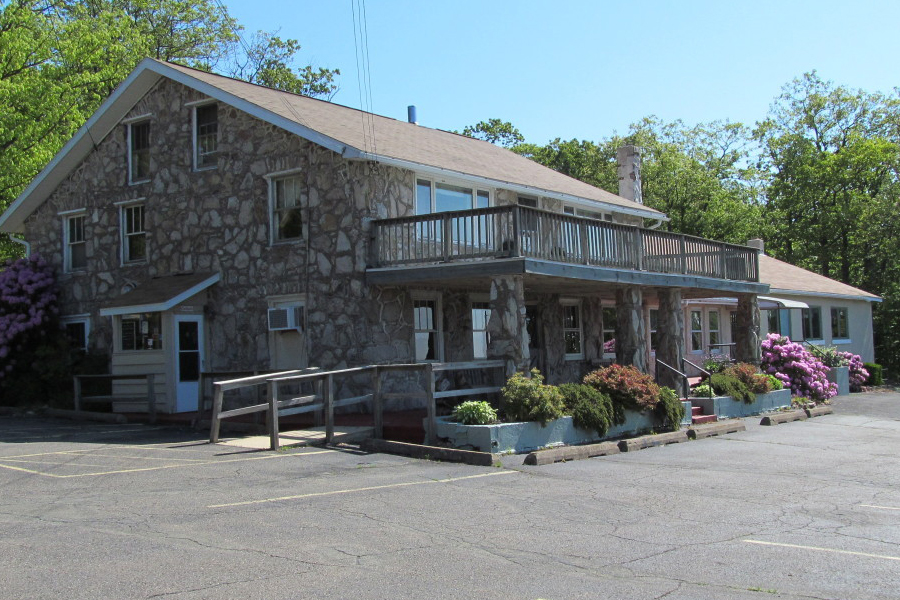 Obviously taken on a day with much better weather - The Lookout House Restaurant & Bar