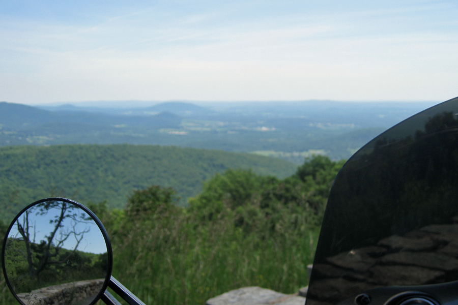 Looking southeast from one of the many overlooks along Skyline Drive
