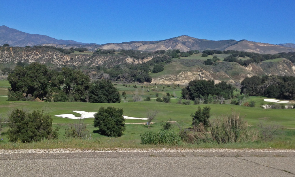 Rancho San Marcos finally green enough to play.  The drought almost ended this course.